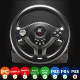 Superdrive SV250 Gaming Handlebar with Pedals and Paddles for Switch 2 - Switch - PS4 - Xbox Serie X - PC - Xbox One