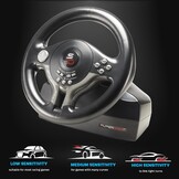Superdrive SV250 Gaming Handlebar with Pedals and Paddles for Switch 2 - Switch - PS4 - Xbox Serie X - PC - Xbox One