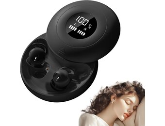 Draadloze Slaap Oordopjes Bluetooth 6.0 (Zwart) - 52% Korting