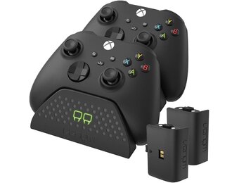 Venom Dubbel Oplaaddock + 2 Batterijen - Zwart (Xbox Series X/S & One)