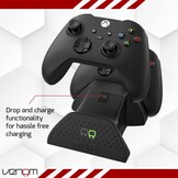Venom Dubbel Oplaaddock + 2 Batterijen - Zwart (Xbox Series X/S & One)