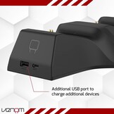 Venom Dubbel Oplaaddock + 2 Batterijen - Zwart (Xbox Series X/S & One)