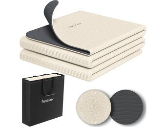 Opvouwbare Yogamat Twee-Tone 6mm met Draagtas - 51% Korting!