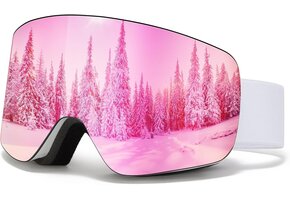 Uniseks Skibril/Snowboardbril met UV-bescherming & Anti-condens: 63% Korting!