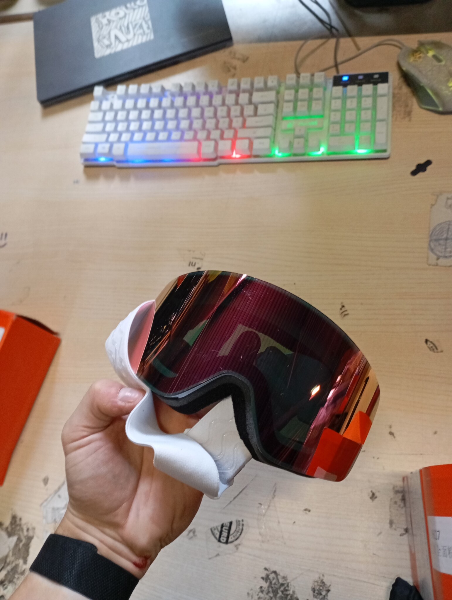 Uniseks Skibril/Snowboardbril met UV-bescherming & Anti-condens Lens - 69% Korting!