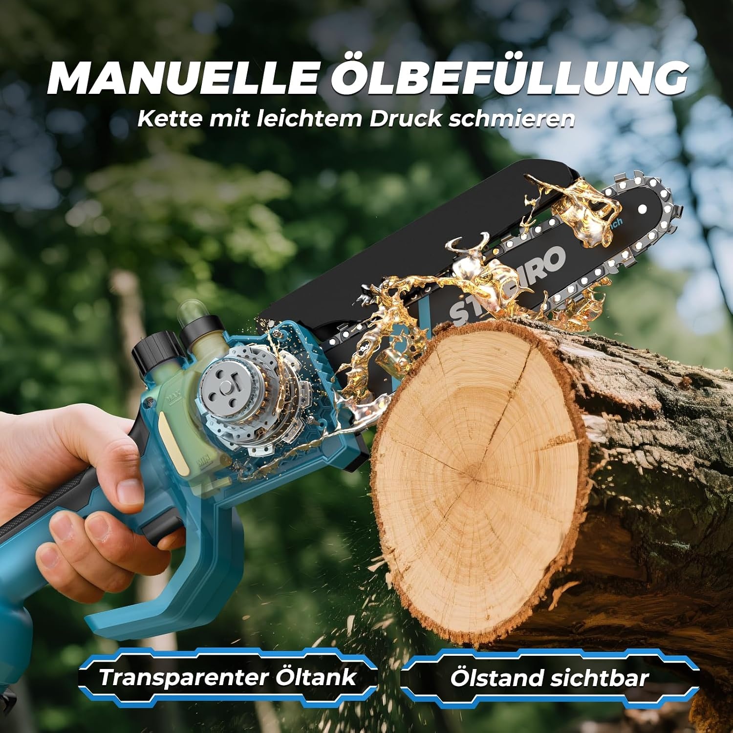 Mini Accu Kettingzaag (Makita 18V) - 57% Korting