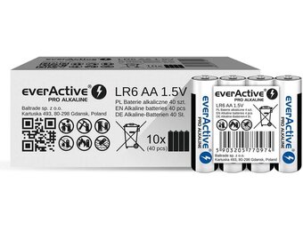 EverActive AA Batterijen 40 stuks - 56% Korting!