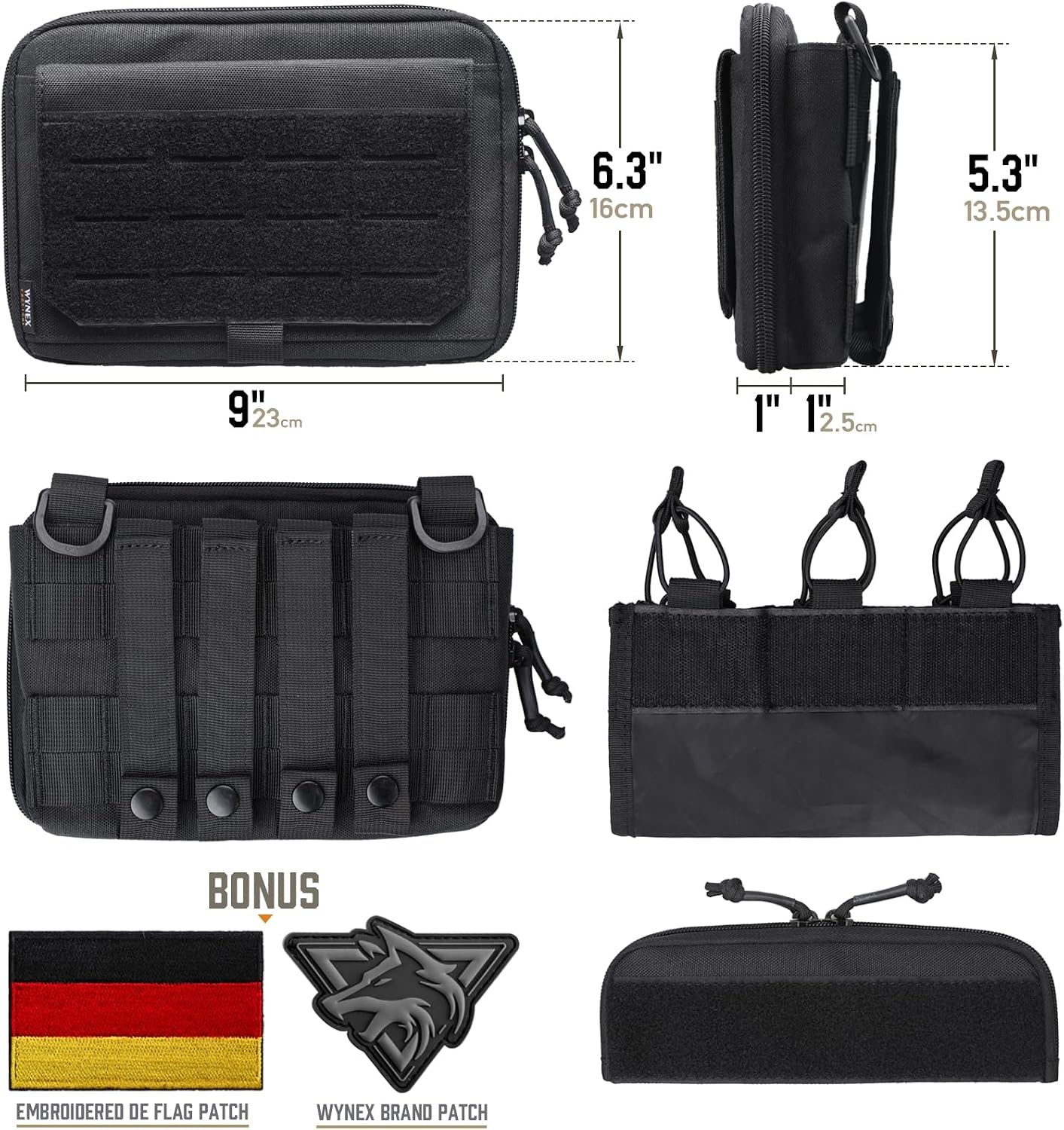 Tactische Molle Admin Tas met Kangoeroe-stijl en 58% Korting