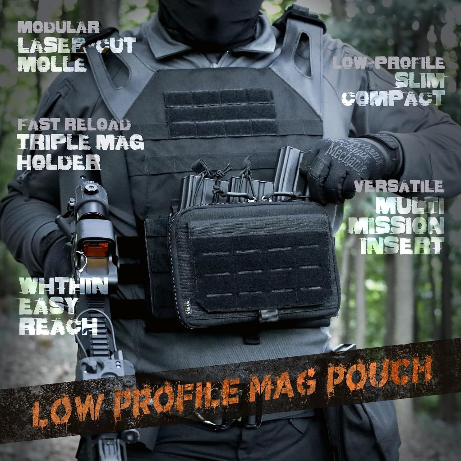 Tactische Molle Admin Tas met Kangoeroe-stijl en 58% Korting
