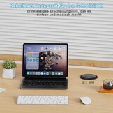 Dinolink Automatische Inbouwcontactdoos 100mm met Draadloze Oplader en USB - Zwart