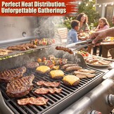 Denmay 7524 19.5 inch gietijzeren kookrooster roosters voor Weber Genesis E-310/E-320/E-330, Genesis S-310/S-330, gasgrill, vervangingen voor Weber 7524/7528