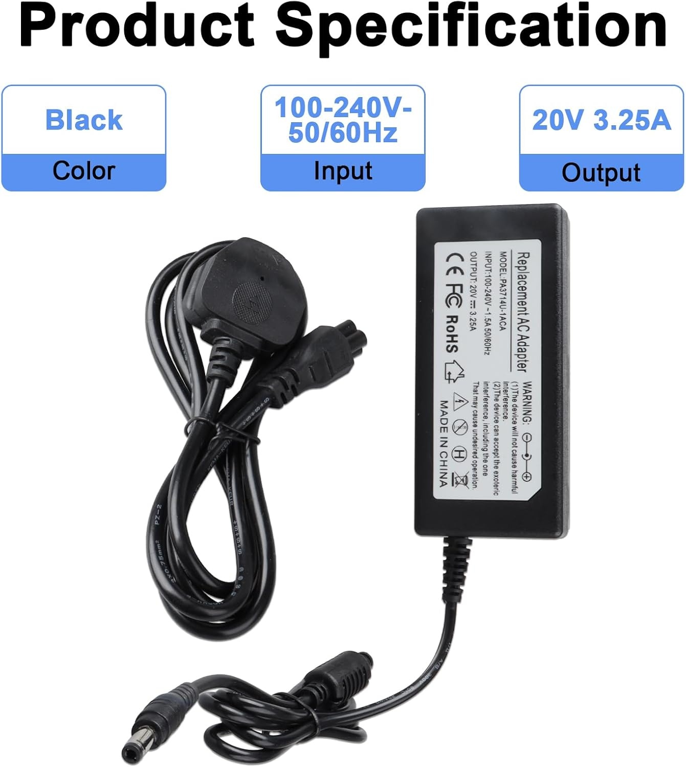 65W Monitor Adapter voor MSI Optix | 20V 3.25A | 56% Korting