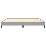 vidaXL Bedframe zonder matras stof lichtgrijs 200x200 cm