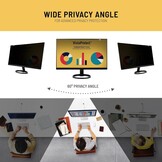 VistaProtect - Premium Privacy Filter & Anti Blue Light Screen Protector for Computer Monitors (27" inches - 16:10) - Maat 27" inches - 16:10