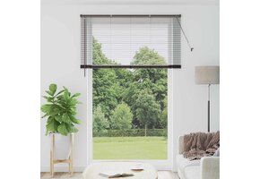 VidaXL Raamblind Zwart Aluminium - 55% Korting