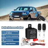 RUIZHI Battery Isolator Switch, DC12V 200A Isolator Switch, Car Battery Isolator Switch with 2 Remote Controls, Remote Control Car Power Switch for Car, RV, Boat, Yacht