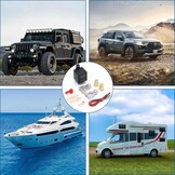 RUIZHI Battery Isolator Switch, DC12V 200A Isolator Switch, Car Battery Isolator Switch with 2 Remote Controls, Remote Control Car Power Switch for Car, RV, Boat, Yacht
