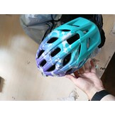 Kinder Fietshelm Blauwe Golf 54-57 cm met Vizier - 73% Korting