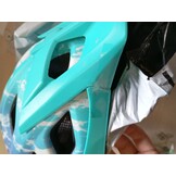 Kinder Fietshelm Blauwe Golf 54-57 cm met Vizier - 73% Korting