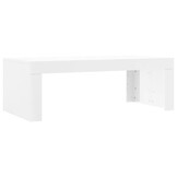 Salontafel Hoogglans Wit 102x50x36 cm - 71% Korting!