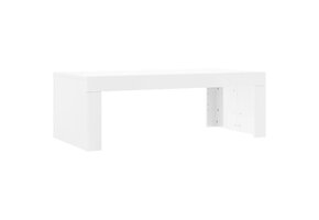 Moderne Salontafel 102x50 cm Hoogglans Wit - 65% Korting!
