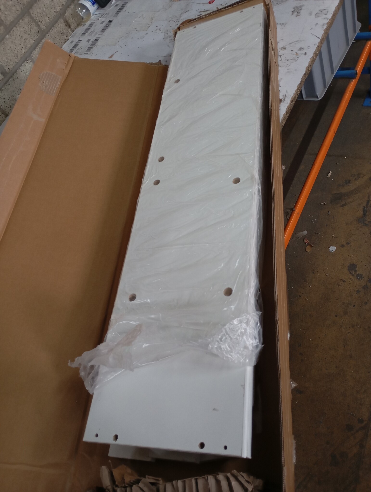 Salontafel Hoogglans Wit 102x50x36 cm - 71% Korting!