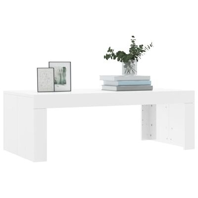 Salontafel Hoogglans Wit 102x50x36 cm - 71% Korting!