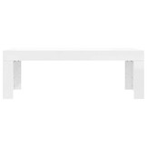 Salontafel Hoogglans Wit 102x50x36 cm - 71% Korting!