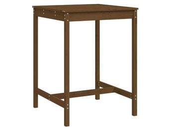 vidaXL Tuintafel 82,5x82,5x110 cm massief grenenhout honingbruin