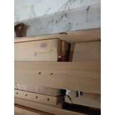 vidaXL Tuintafel 82,5x82,5x110 cm massief grenenhout honingbruin