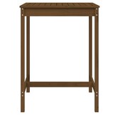 vidaXL Tuintafel 82,5x82,5x110 cm massief grenenhout honingbruin