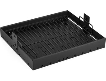 onlyfire Verstelbare Houtskoolbak voor Barbecue 38.5-73 cm, Rechthoekige Stalen Houtskoollade, Vuurkorf en Aslade met Rooster, Reserveonderdeel voor Tepro Toronto, Taino Hero XL, Activa