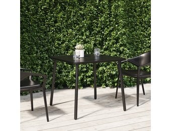 vidaXL Tuintafel 80x80x71 cm staal antracietkleurig