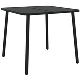 vidaXL Tuintafel 80x80x71 cm staal antracietkleurig