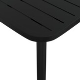 vidaXL Tuintafel 80x80x71 cm staal antracietkleurig