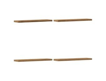 vidaXL Wandschappen 4 st 40x10x1,5 cm bewerkt hout artisanaal eiken