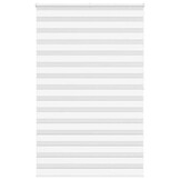vidaXL Zebra rolgordijn 145x200 cm stofbreedte 140,9cm polyester wit