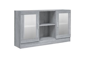 Vitrinekast 120x30,5x70 cm (52% korting!)