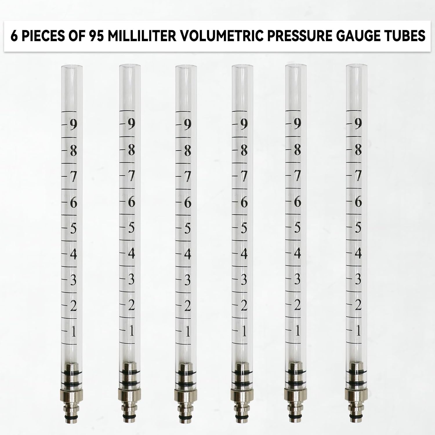 Diesel Leak Off Test Kit Common Rail Tester Leak Off Tester 6 Cylinder Diesel Injector Flow Meter Engine Injection Rail Test Kit with 24 Adapters