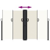 Uittrekbaar Windscherm Crème 160x1000 cm - 60% Korting!