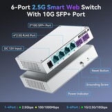 SODOLA 4-poorts 2.5G Smart Web Ethernet Switch