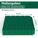 Modulaire Sportvloertegels (24st) - Weerbestendig & Antislip | 60% Korting