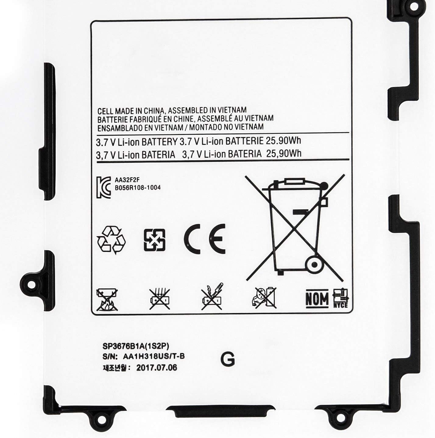 Tablet Batterij voor Samsung Galaxy Tab 2/Note 10.1 (7000mAh) - 56% Korting!