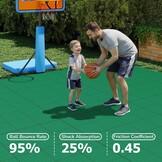 Modulaire Sportvloertegels (24 stuks) - Antislip & Weerbestendig - 60% Korting