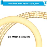 Wisamic Ringlicht 18 Zoll mit Stativ LED Ringleuchte: Berührung und Fernbedienung 6000K Dimmbar Foto Ring Licht Lampe für Selfie Video Kamera Fotografie Kosmetik Tik Tok YouTube Vlog Beleuchtung
