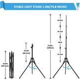Wisamic Ringlicht 18 Zoll mit Stativ LED Ringleuchte: Berührung und Fernbedienung 6000K Dimmbar Foto Ring Licht Lampe für Selfie Video Kamera Fotografie Kosmetik Tik Tok YouTube Vlog Beleuchtung
