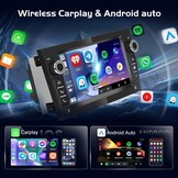 4+128GB Android Car Radio for Opel Corsa Astra Zafira Vivaro, Wireless CarPlay Android Car, IPS Touchscreen, GPS WiFi USB Bluetooth, Plug & Play Radio + Rear View Camera