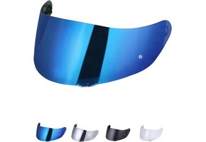 51% Korting: Motorhelm Vizier voor K1 K3SV K5 - Chroom Blauw