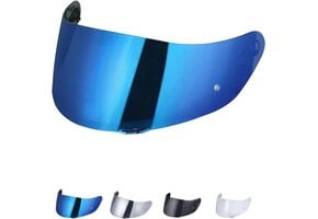 Motorhelm Vizier Chroom Blauw (72% Korting) - K1/K3SV/K5