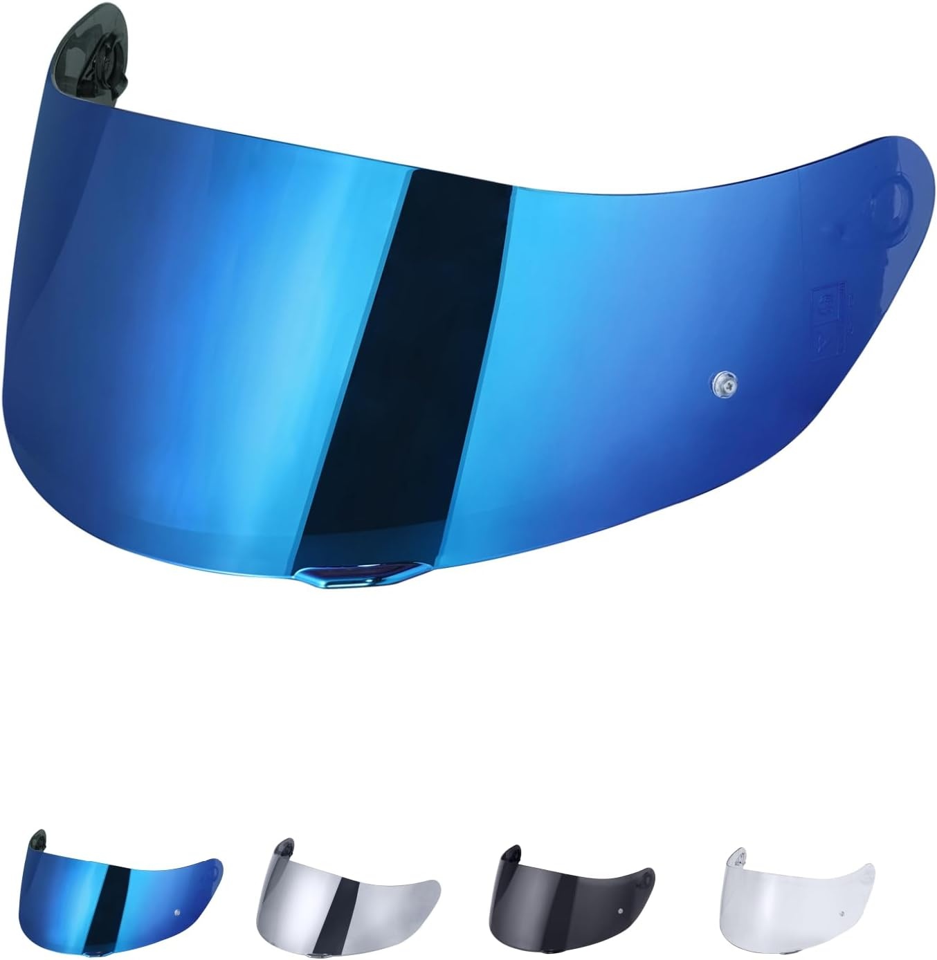 Motorhelm Vizier voor K1/K3SV/K5 met UV-bescherming - Chroom Blauw (59% Korting!)